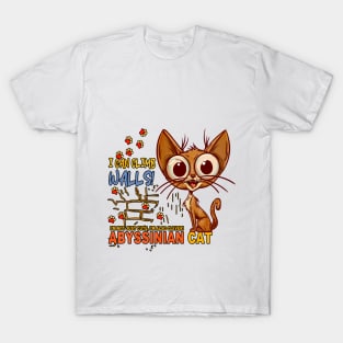 Abyssinian Cat Paws T-Shirt